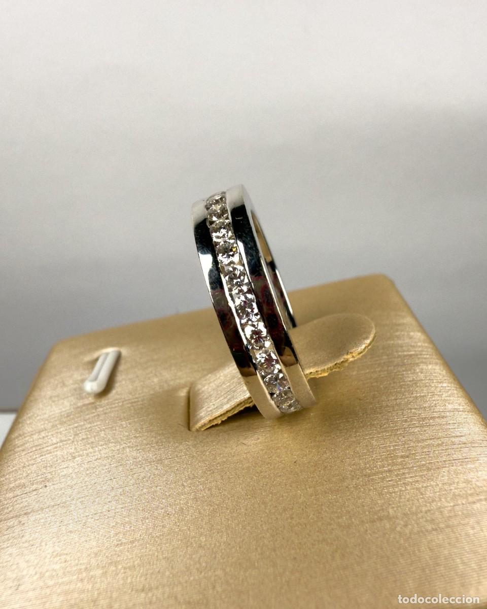 Joyeria: Anillo de oro blanco con diamantes 1.90ct - Foto 3