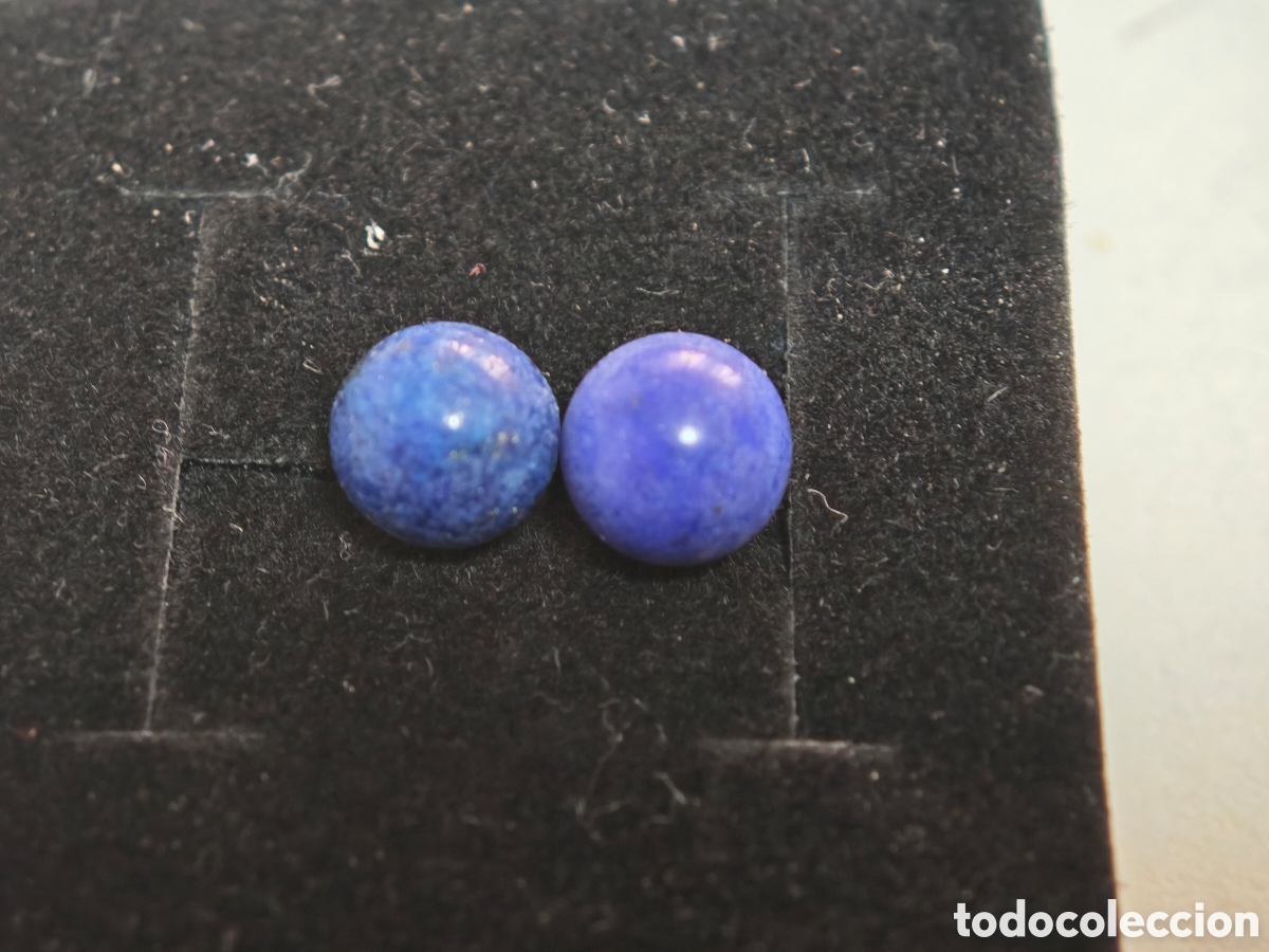 Joyeria: Pendientes de plata de ley y lapiszuli - Foto 5