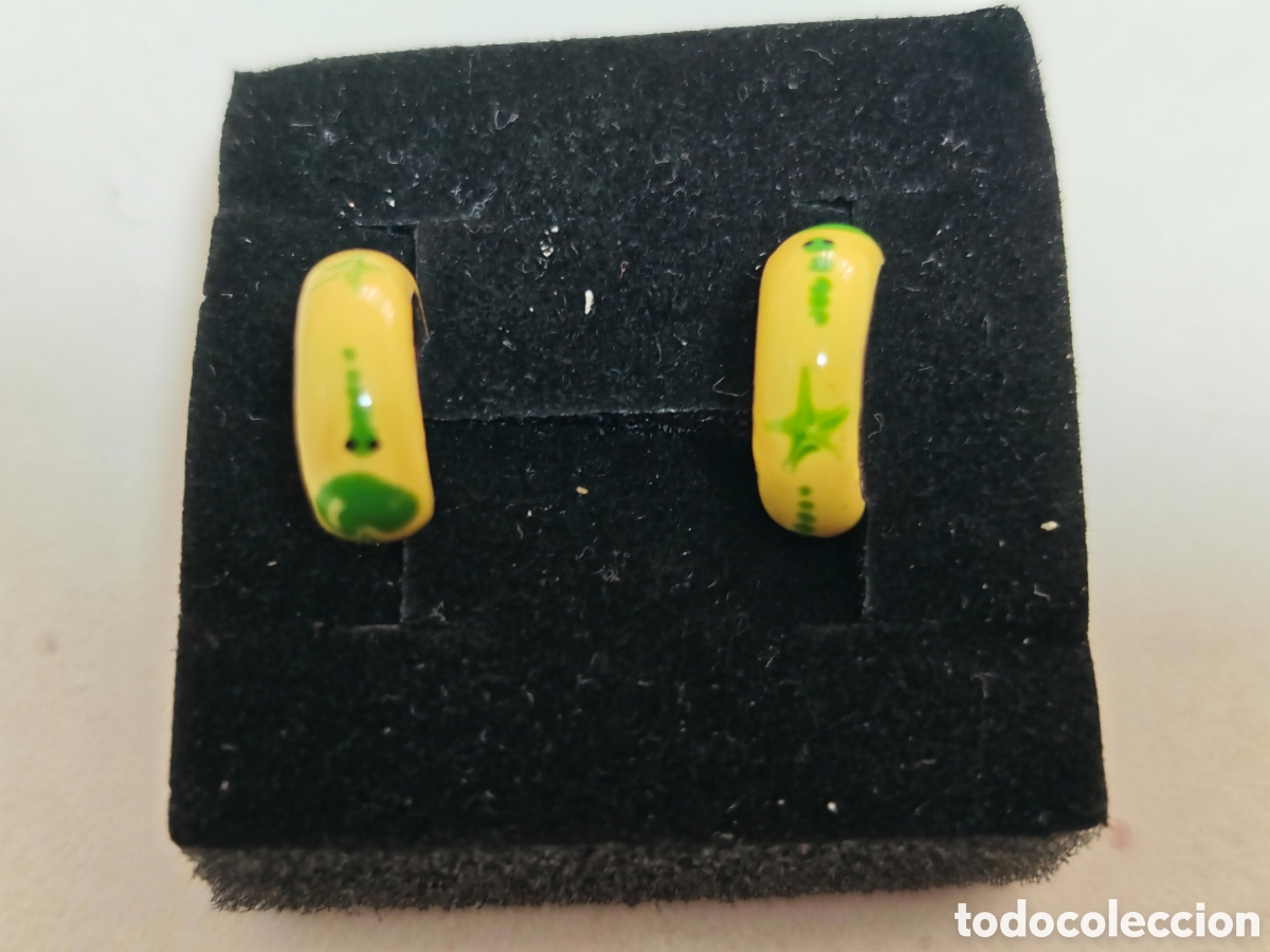 Joyeria: Pendientes de plata de ley y esmalte nuevos - Foto 4