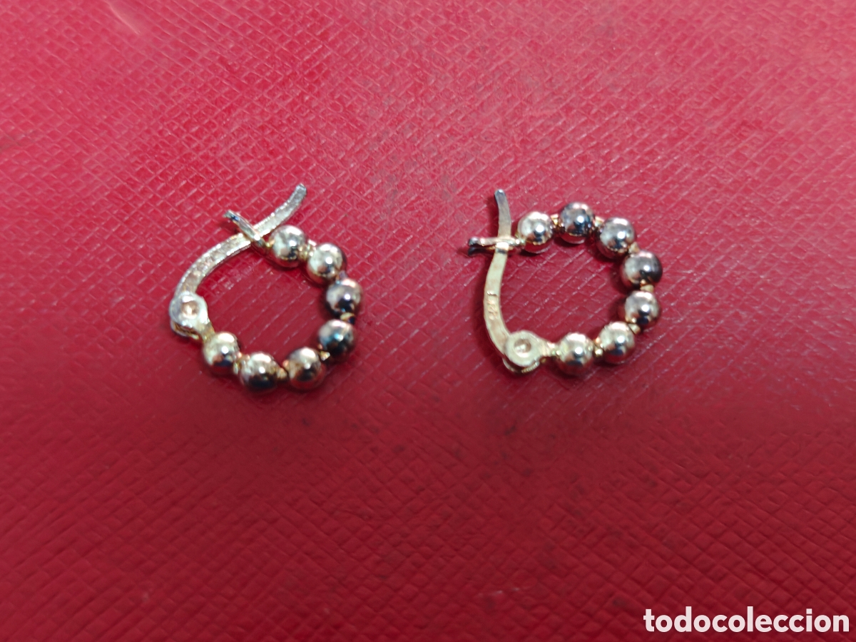 Joyeria: Pendientes de plata de ley - Foto 1