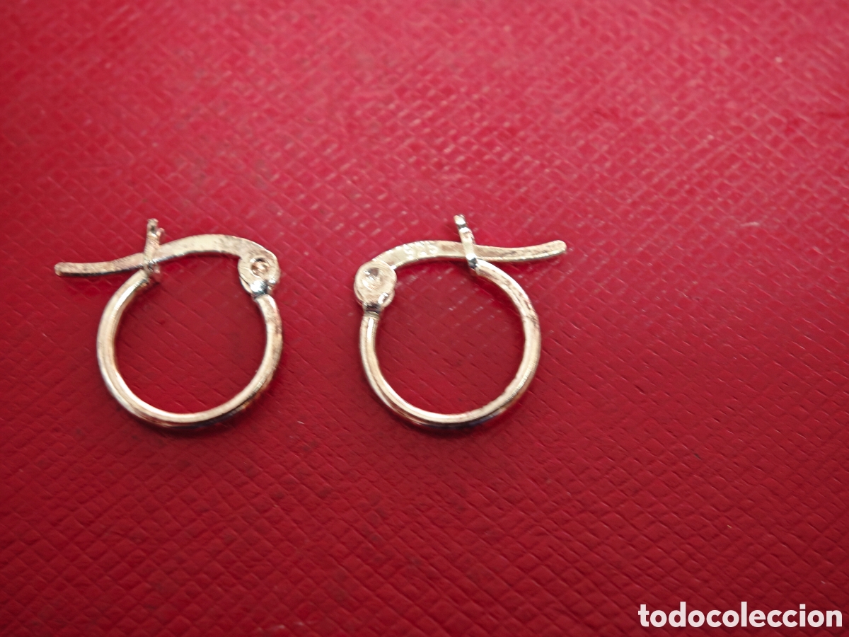 Joyeria: Pendientes de plata de ley nuevos - Foto 1