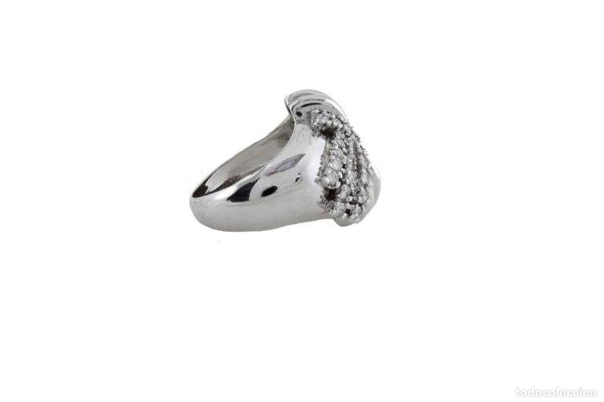 Joyeria: Anillo de oro blanco con diamantes - Foto 9