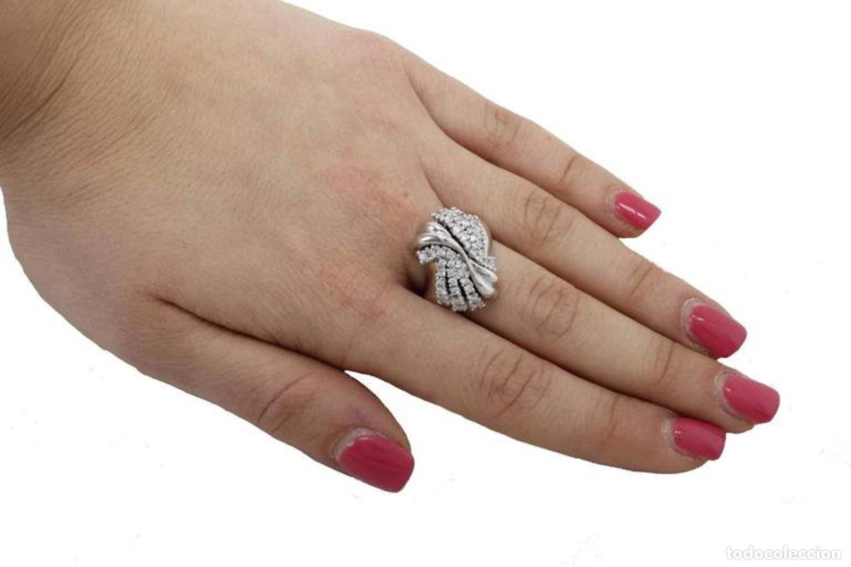 Joyeria: Anillo de oro blanco con diamantes - Foto 10