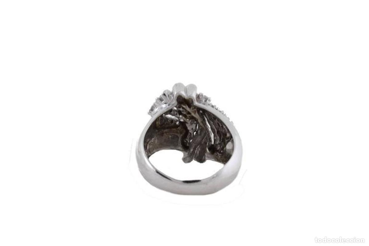 Joyeria: Anillo de oro blanco con diamantes - Foto 11