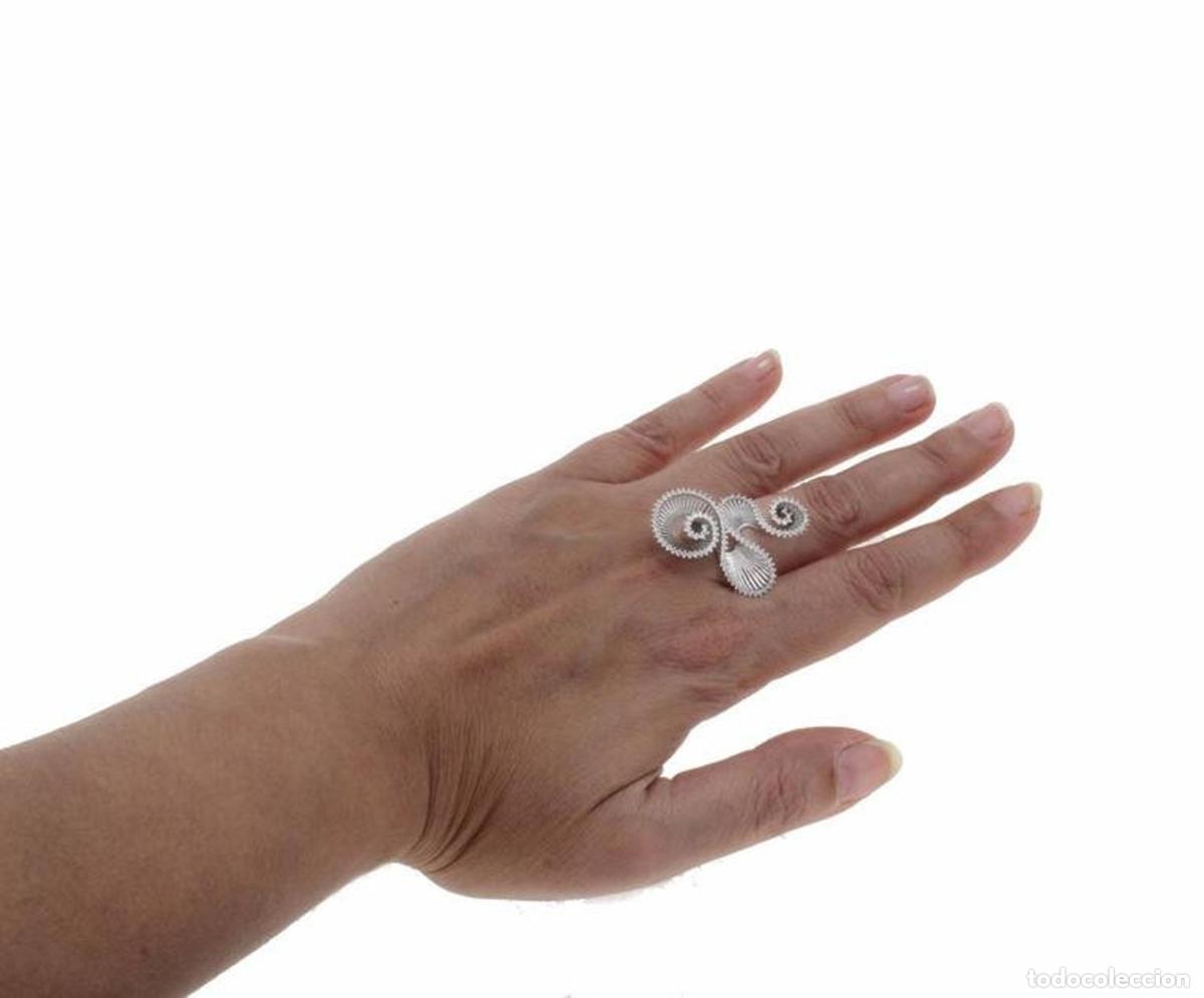 Joyeria: Anillo de moda con diamantes en oro blanco de 18 kt - Foto 7