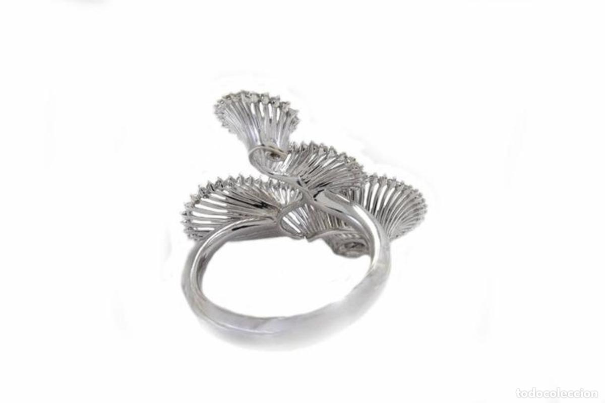Joyeria: Anillo de moda con diamantes en oro blanco de 18 kt - Foto 8