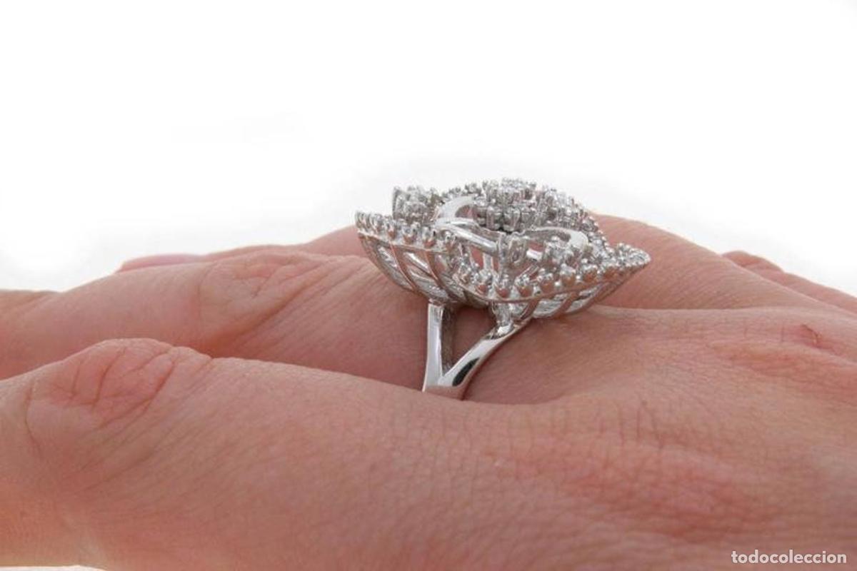 Joyeria: Anillo de moda de oro blanco de 18 kt - Foto 6