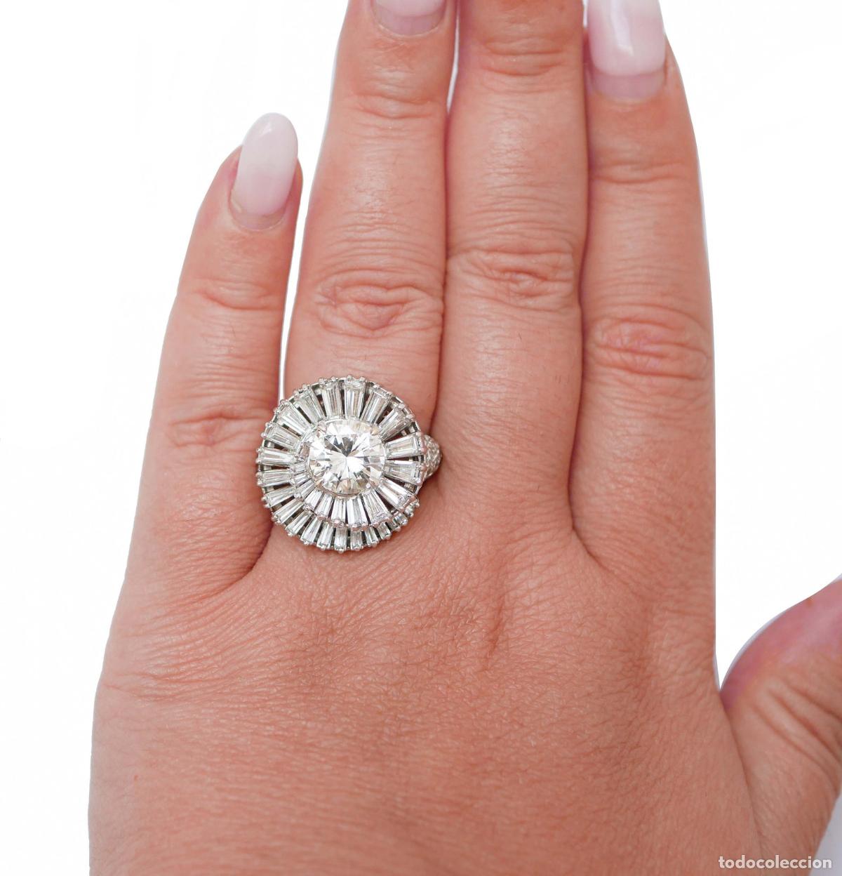 Joyeria: Anillo de platino con diamantes - Foto 6