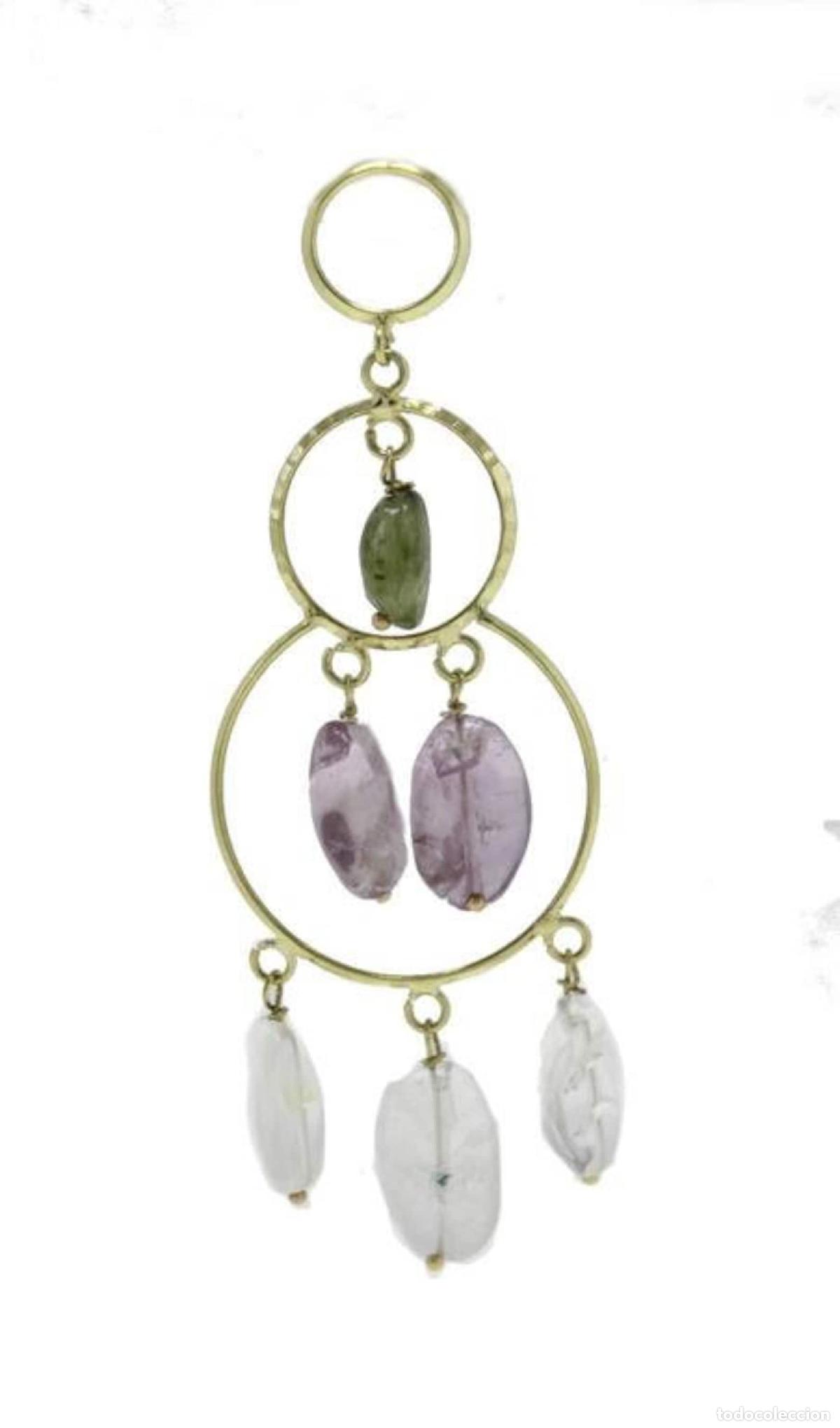 Joyeria: Pendientes de ara&ntilde;a de oro amarillo - Foto 4