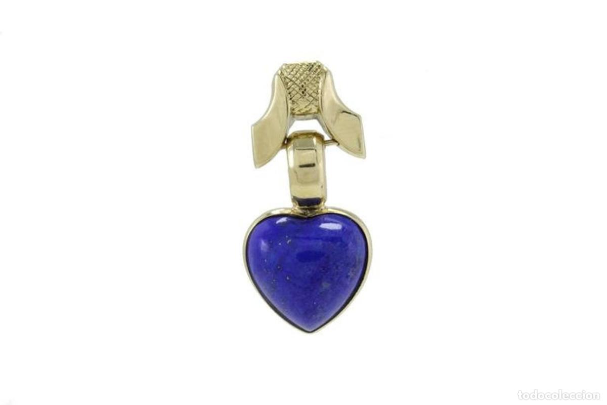Joyeria: Pendientes de lapisl&aacute;zuli en oro de 18 quilates - Foto 5