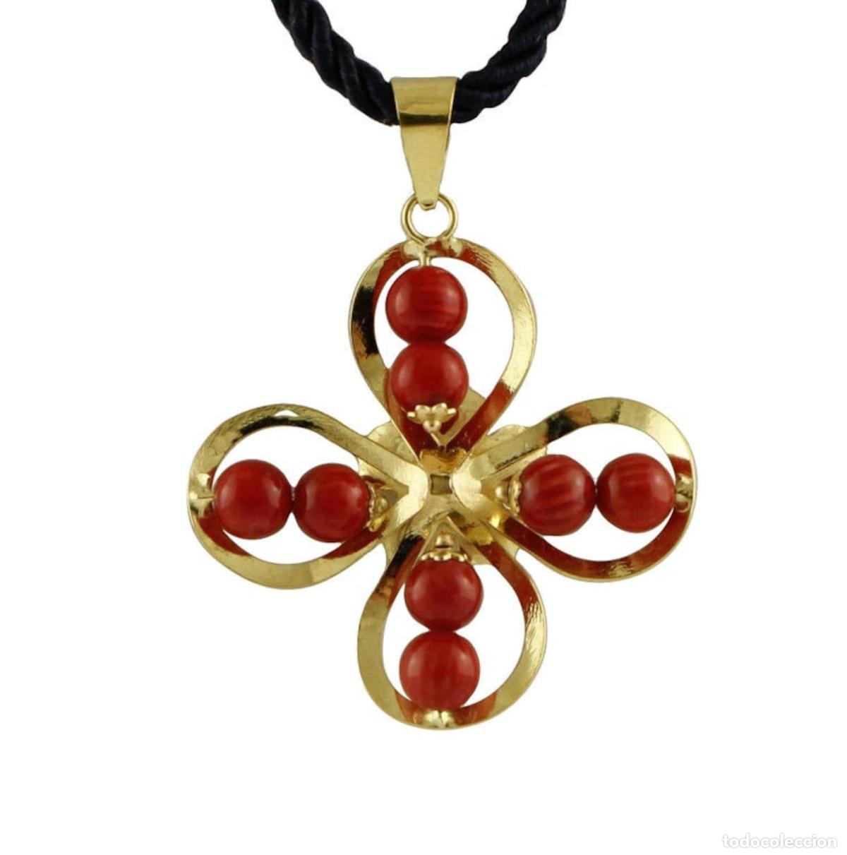 Joyeria: Colgante Luise Flor de Oro de 18k - Foto 4
