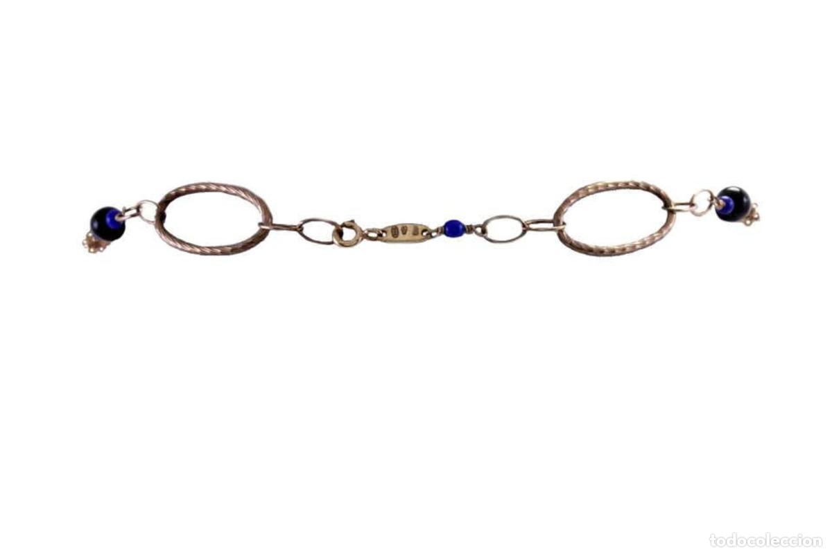 Joyeria: Collar de oro con piedra de oro, plata y &oacute;nix perlado - Foto 6