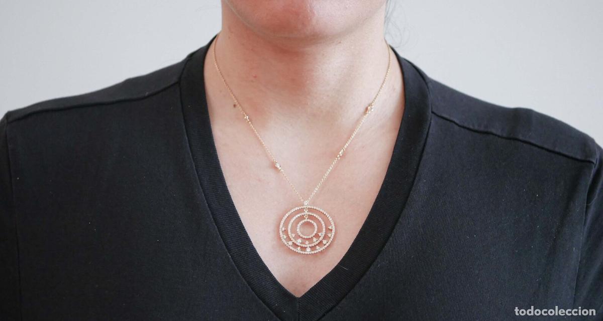 Joyeria: Collar de diamantes y oro rosa de 18 quilates - Foto 6