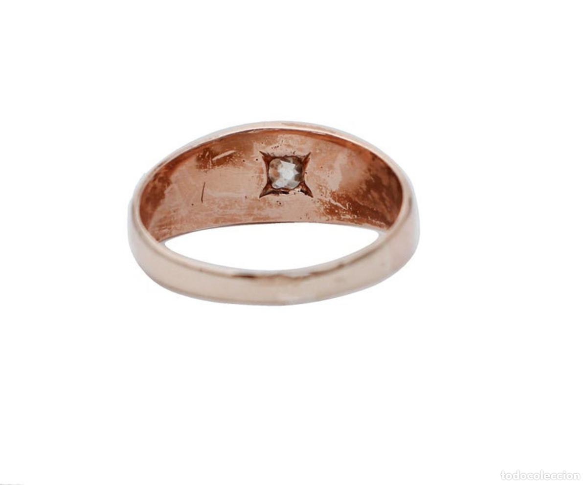 Joyeria: Anillo de oro rosa y diamantes - Foto 7
