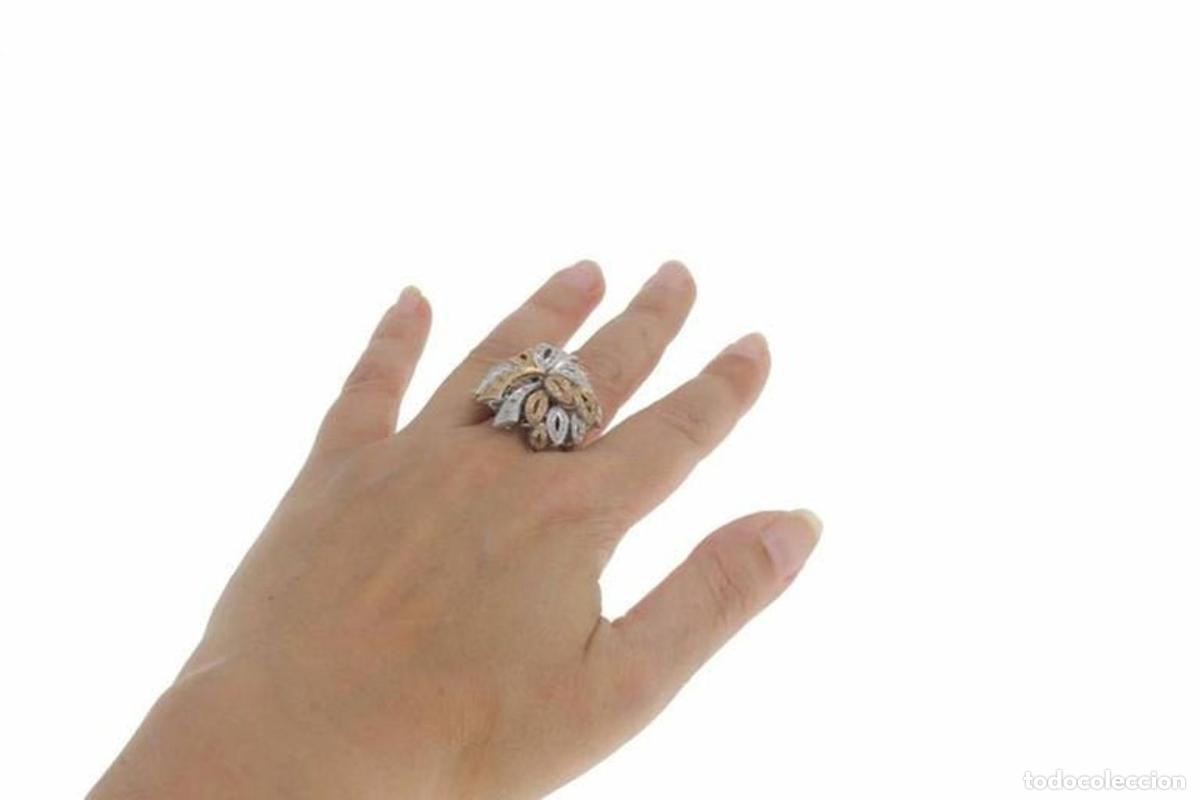 Joyeria: Anillo de oro de moda con m&uacute;ltiples lazos y diamantes - Foto 9