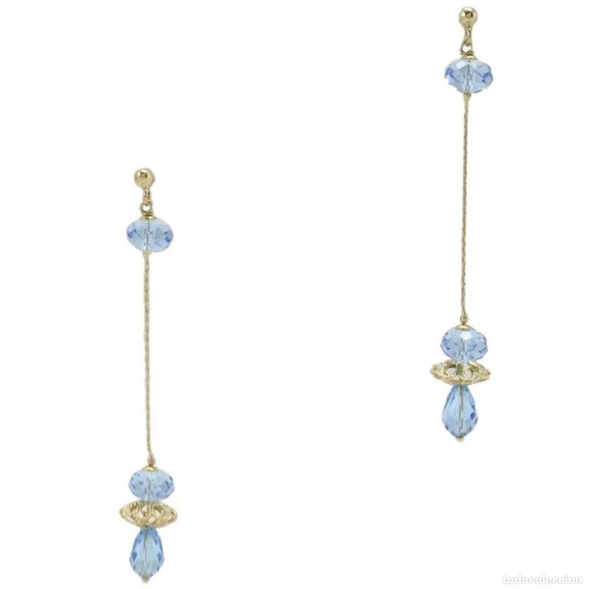 Joyeria: Pendientes colgantes de oro de 18 kt - Foto 4