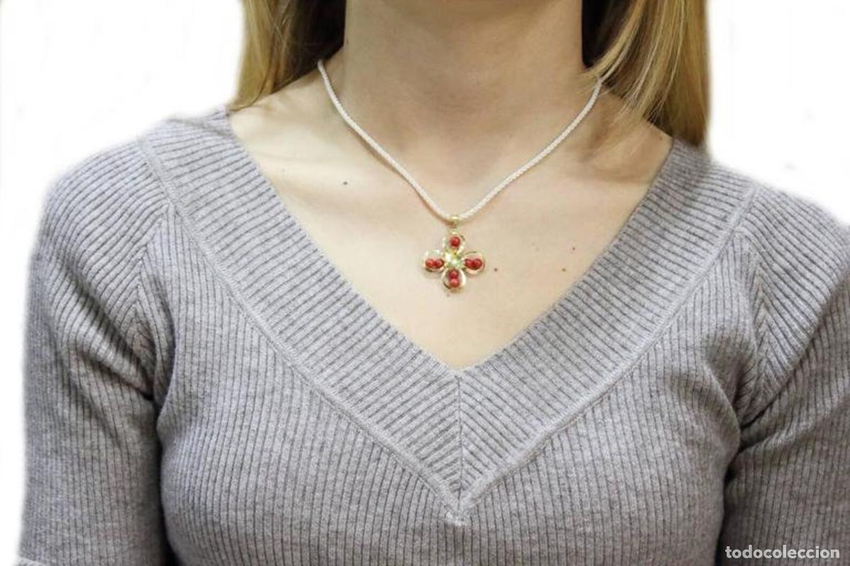 Joyeria: Colgante Luise Flor de Oro de 18k - Foto 5