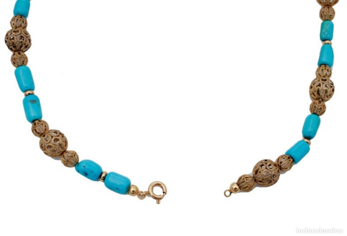 Joyeria: Collar de piedras duras, oro y plata - Foto 8