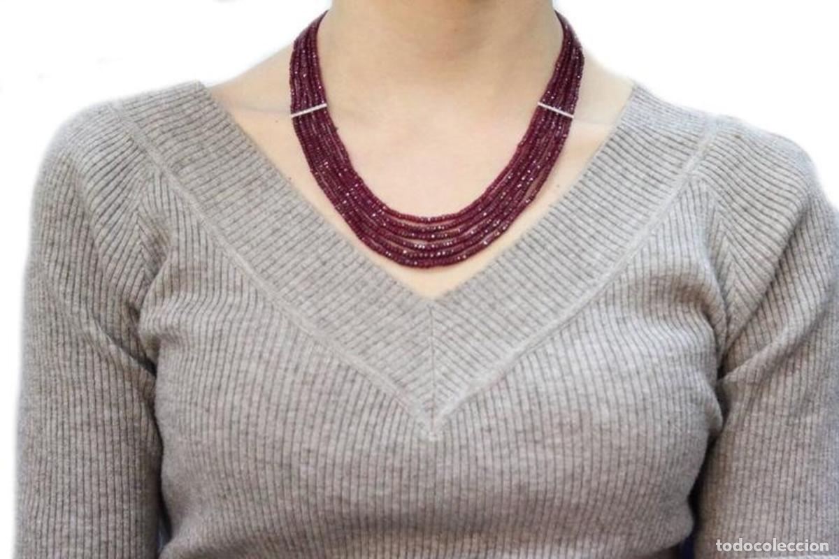 Joyeria: Collar de rub&iacute;, diamantes y oro blanco - Foto 10