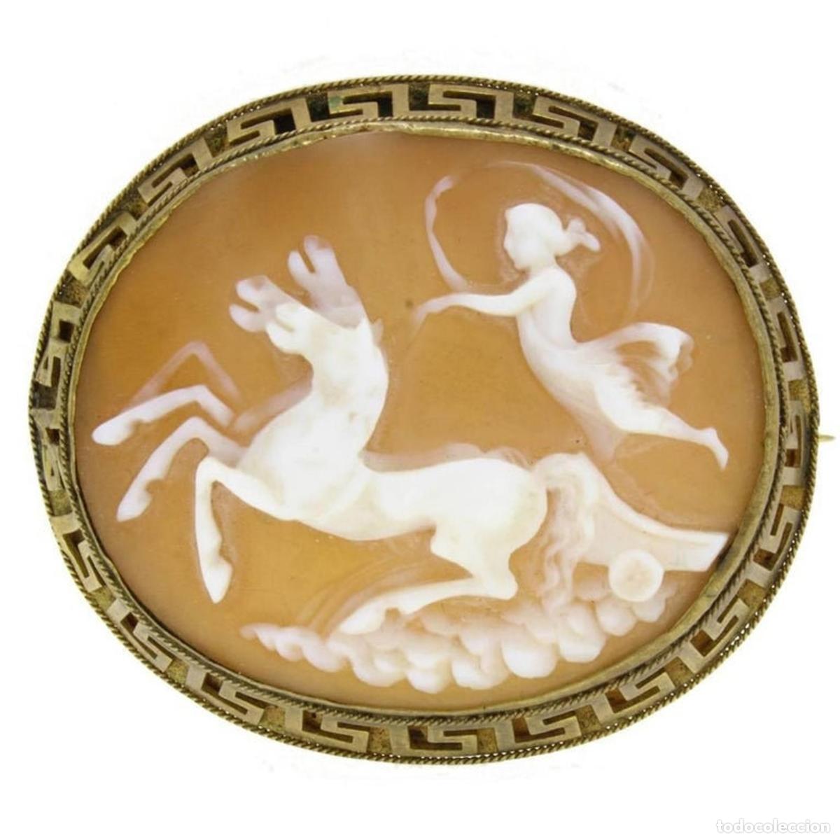 Joyeria: Broche de oro con camafeo - Foto 1
