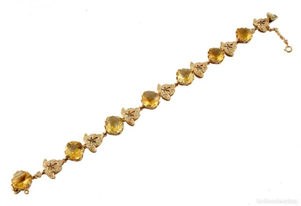 Joyeria: Pulsera Diamantes, Topacio Amarillo, Oro Amarillo - Foto 9