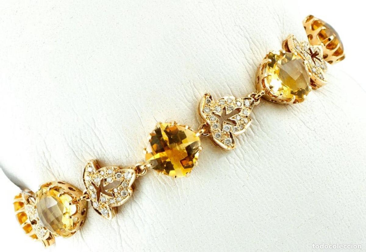 Joyeria: Pulsera Diamantes, Topacio Amarillo, Oro Amarillo - Foto 1