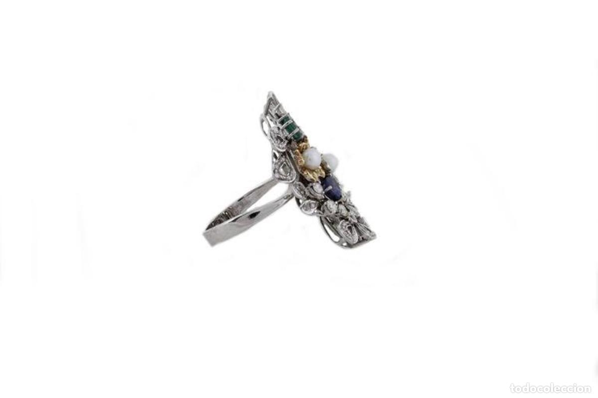 Joyeria: Anillo de oro con perla y diamante - Foto 10