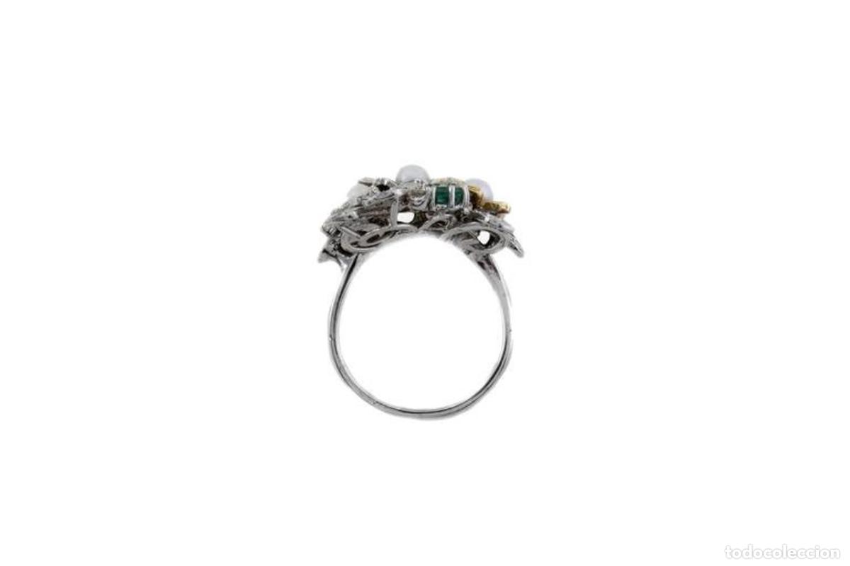 Joyeria: Anillo de oro con perla y diamante - Foto 11