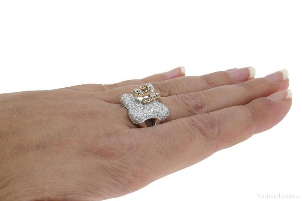 Joyeria: Anillo de moda en oro blanco y amarillo de 18 kt con diamantes - Foto 10