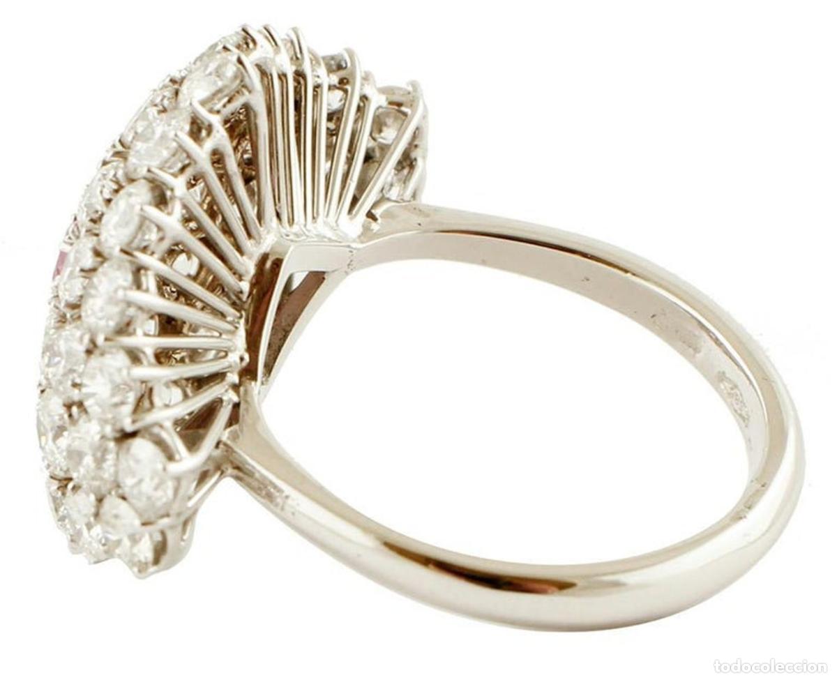 Joyeria: Anillo de oro blanco con diamantes y rub&iacute;es - Foto 11