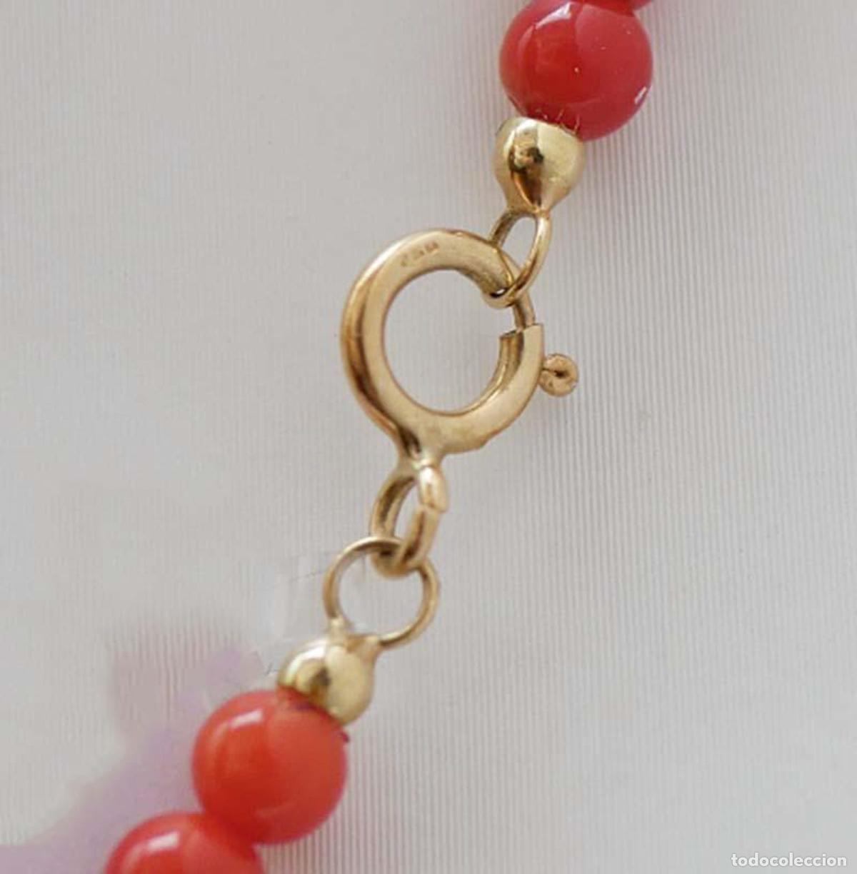 Joyeria: Pendientes, Coral, oro amarillo de 18 quilates - Foto 3
