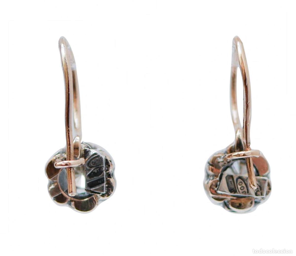 Joyeria: Pendientes de diamantes, oro rosa y plata - Foto 6