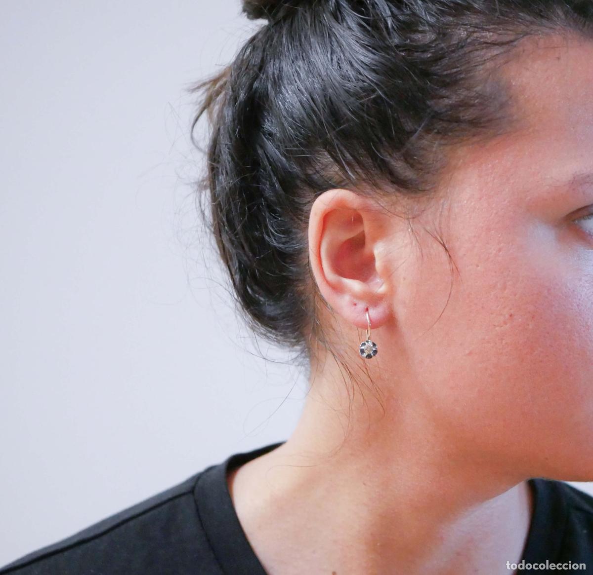 Joyeria: Pendientes de diamantes, oro rosa y plata - Foto 8