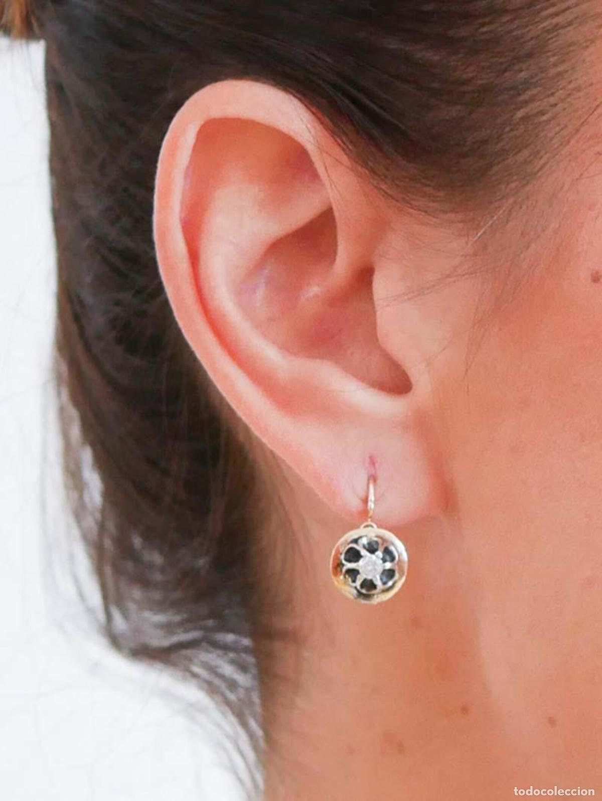 Joyeria: Pendientes de diamantes, oro rosa y plata - Foto 7