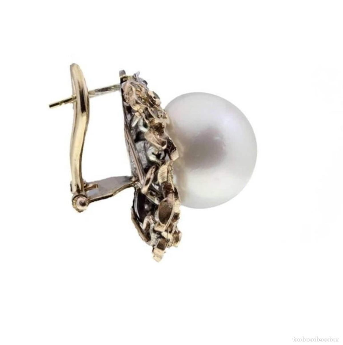 Joyeria: Pendientes de diamantes y perlas australianas - Foto 7