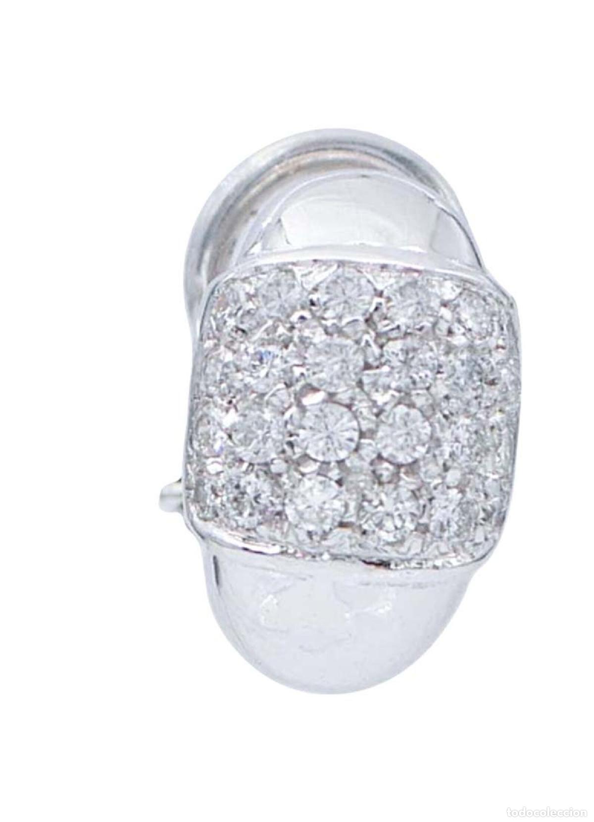 Joyeria: Pendientes de diamantes y oro blanco de 18 quilates - Foto 7