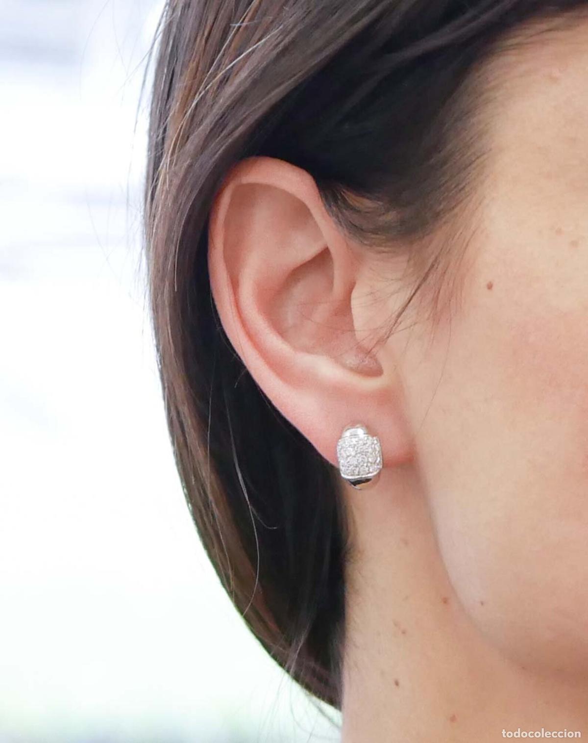 Joyeria: Pendientes de diamantes y oro blanco de 18 quilates - Foto 10