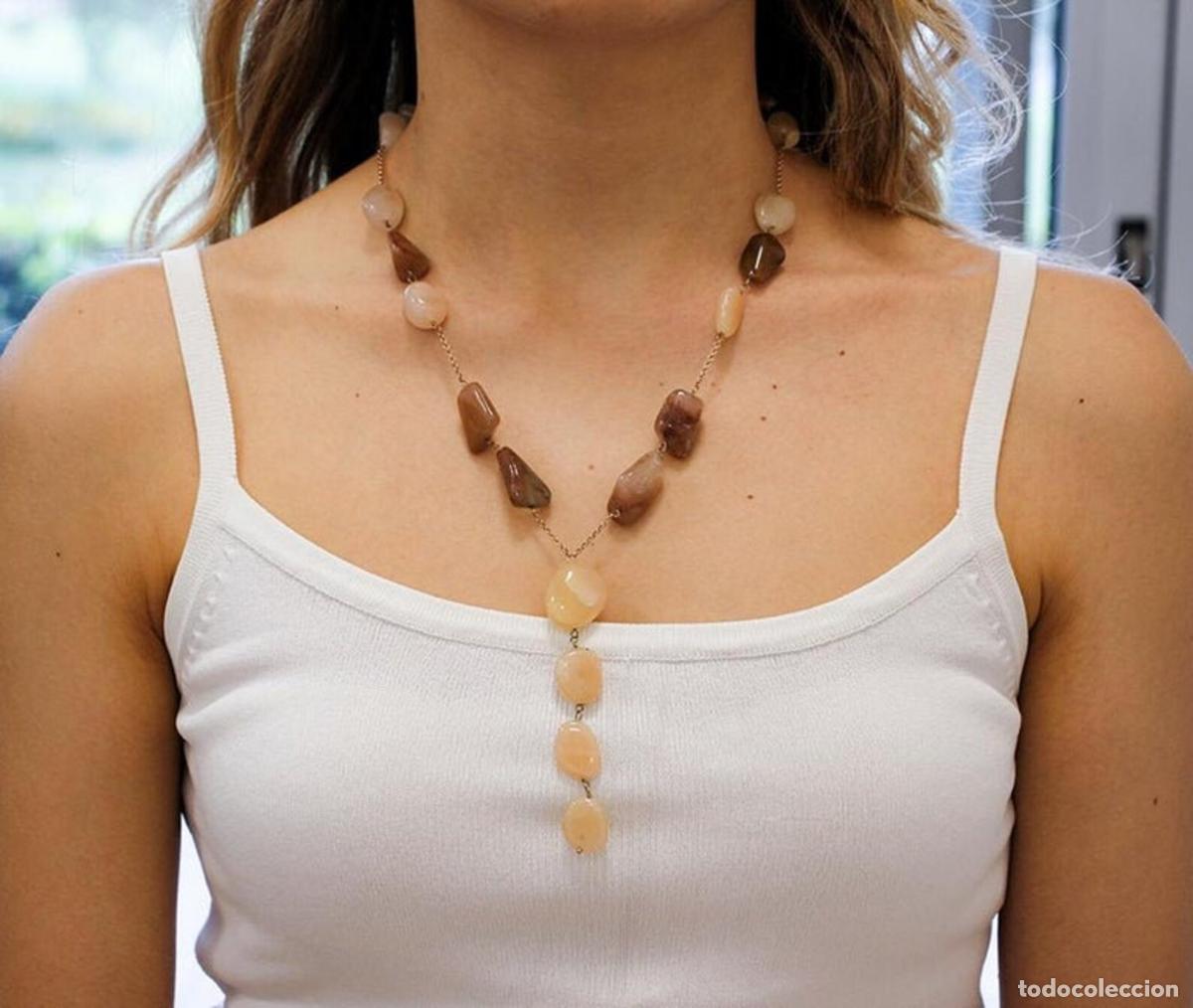 Joyeria: Collar de piedras y oro rosa - Foto 8