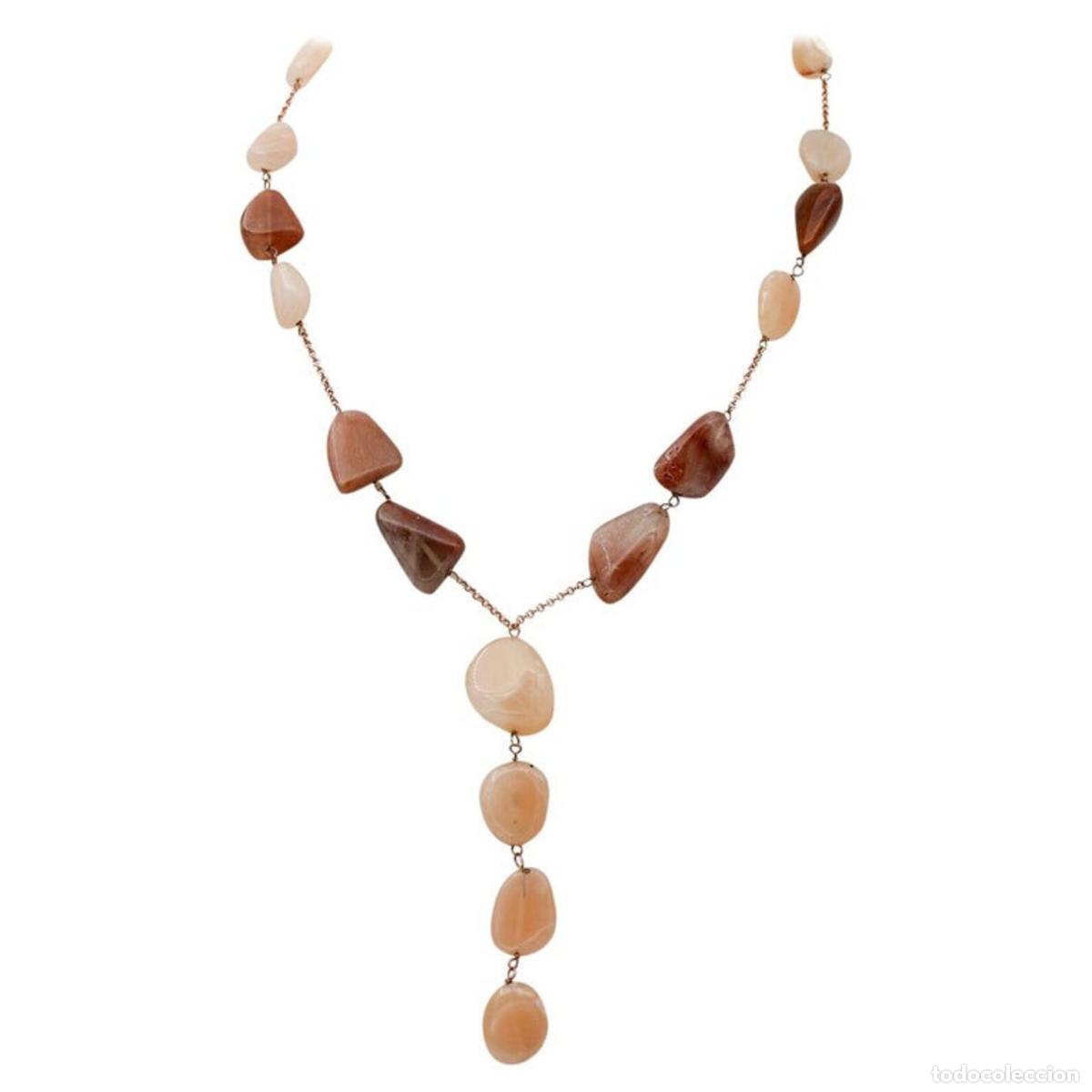 Joyeria: Collar de piedras y oro rosa - Foto 1