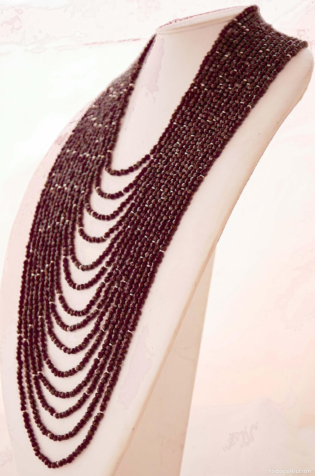 Joyeria: Collar de granates de varias vueltas - Foto 6