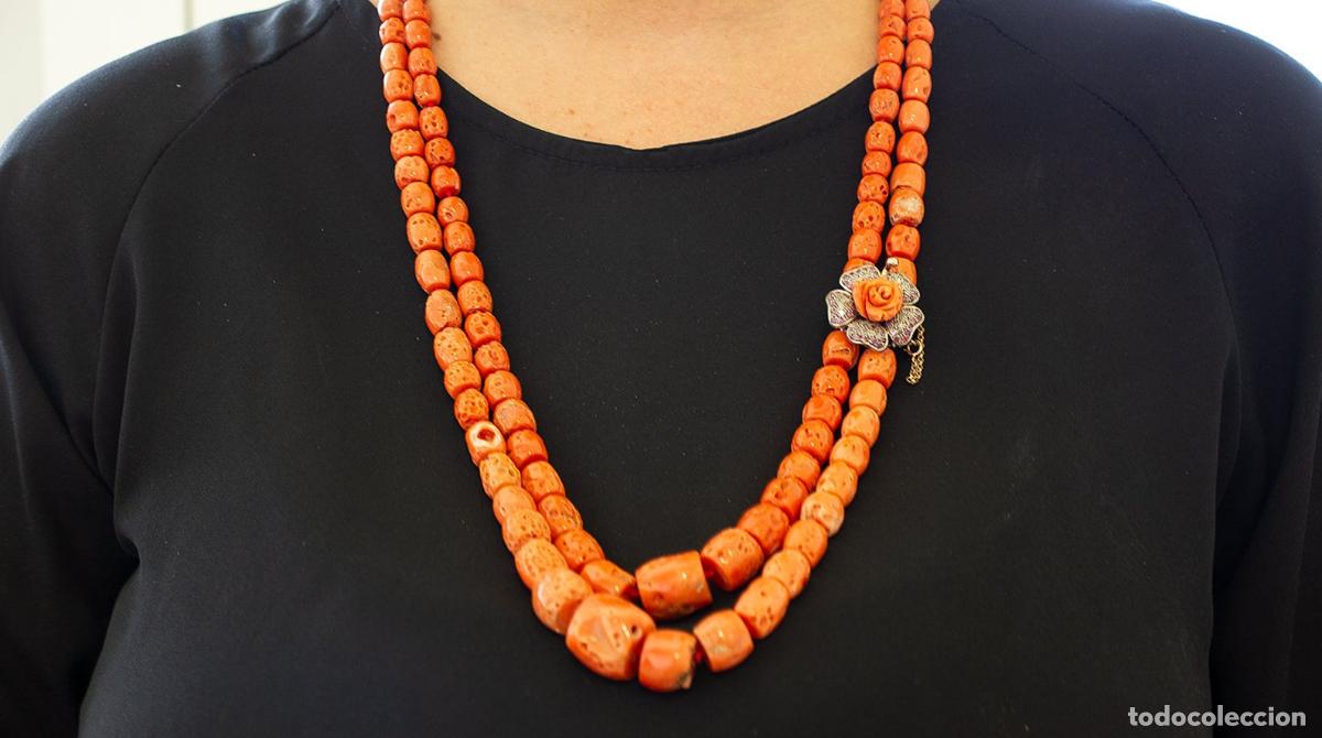 Joyeria: Collar de coral de dos vueltas - Foto 7