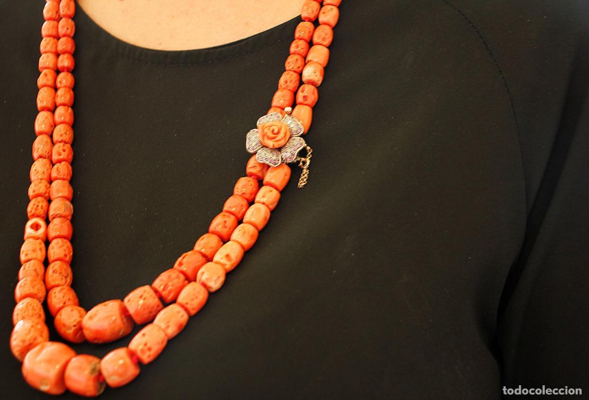 Joyeria: Collar de coral de dos vueltas - Foto 8