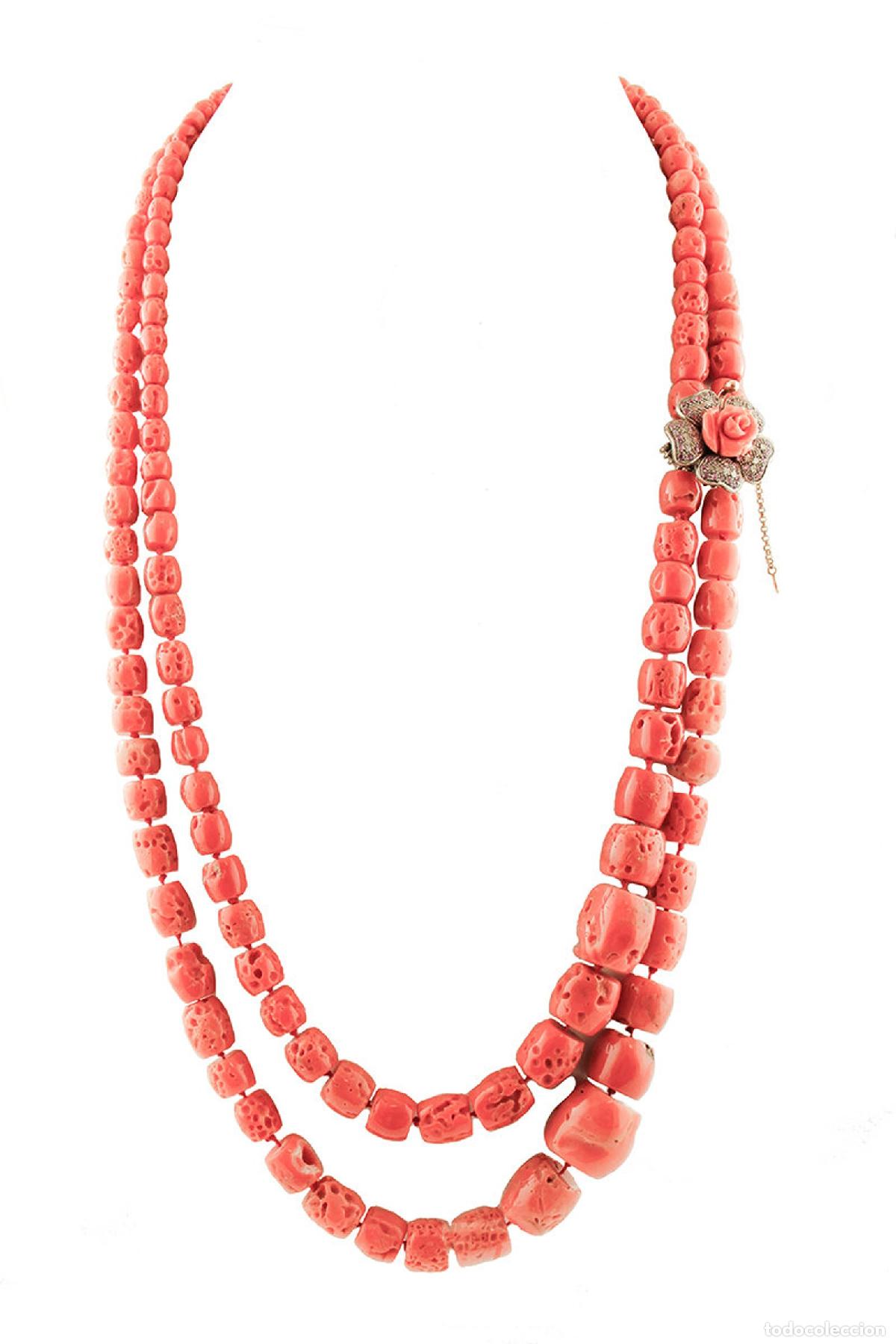 Joyeria: Collar de coral de dos vueltas - Foto 1