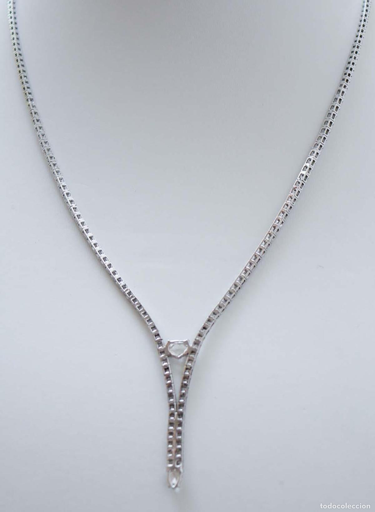Joyeria: Collar de tenis de oro blanco y diamantes - Foto 10