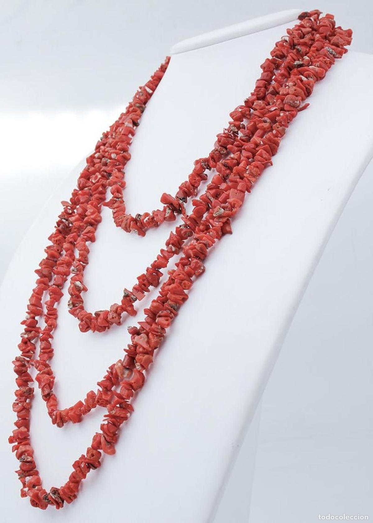 Joyeria: Collar de coral de varias hebras - Foto 8