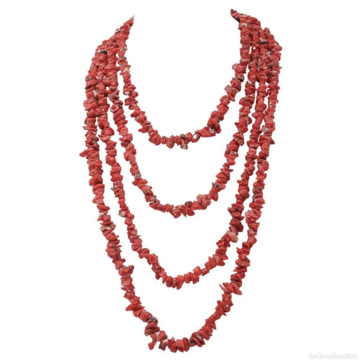 Joyeria: Collar de coral de varias hebras - Foto 1