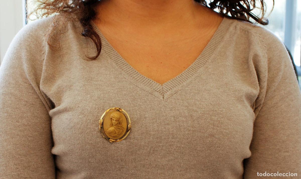Joyeria: Broche de camafeo antiguo, oro amarillo - Foto 10