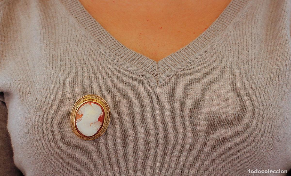 Joyeria: Broche de camafeo, oro amarillo de 18 quilates - Foto 9