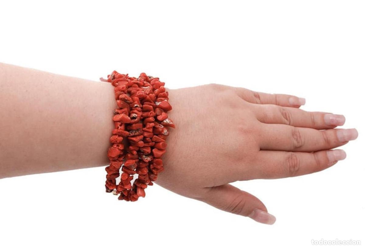 Joyeria: Pulsera de coral de varias hebras - Foto 9