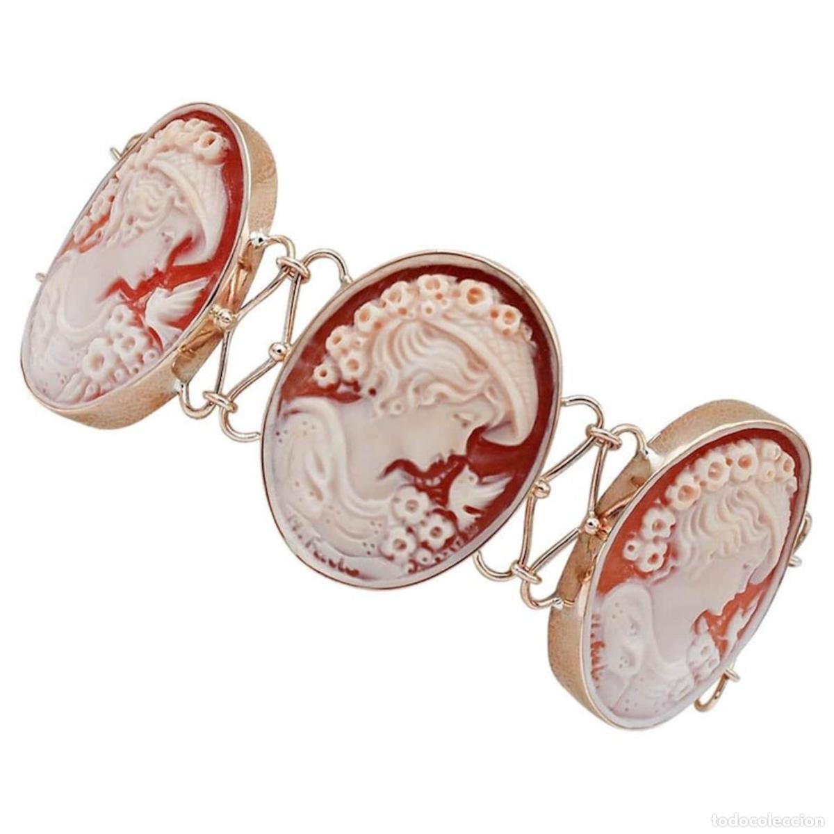 Joyeria: Cameos, pulsera de oro rosa - Foto 1